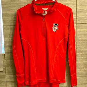 Wisconsin Badgers Champion Half-Zip Running Top